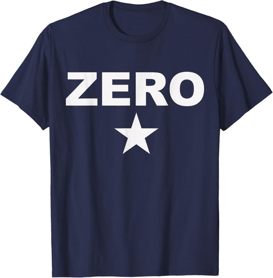 Grunge Alternative zero star 90s rock band music T-Shirt - T-Shirt | Navy
