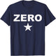 Grunge Alternative zero star 90s rock band music T-Shirt - T-Shirt | Navy