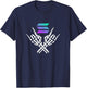 Solana Crypto Skeleton Halloween Theme Metal Hands SOL T-Shirt - T-Shirt | Navy