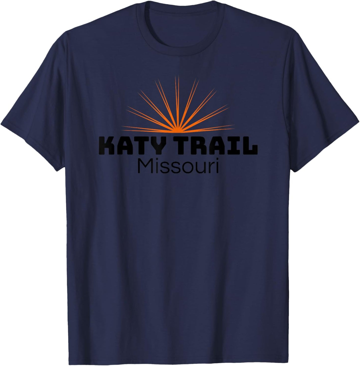 Katy Trail Missouri Sun T-Shirt - T-Shirt | Navy