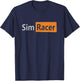 Sim Racing Cockpit Sim Racing Rig Sim Racing Seat Setup , Small, Black T-Shirt - T-Shirt | Navy