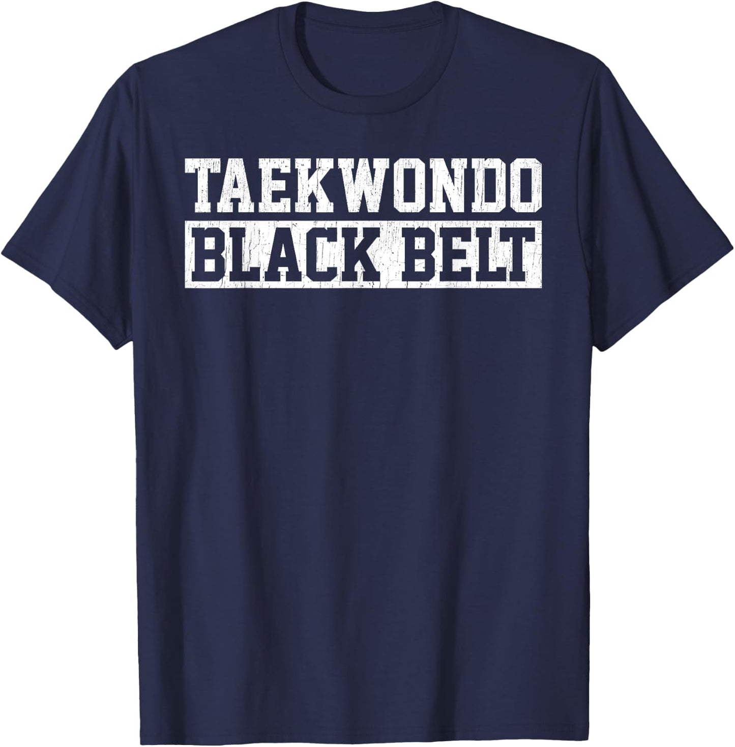 Congratulations Taekwondo Black Belt For Kids Girls & Boys T-Shirt - T-Shirt | Navy