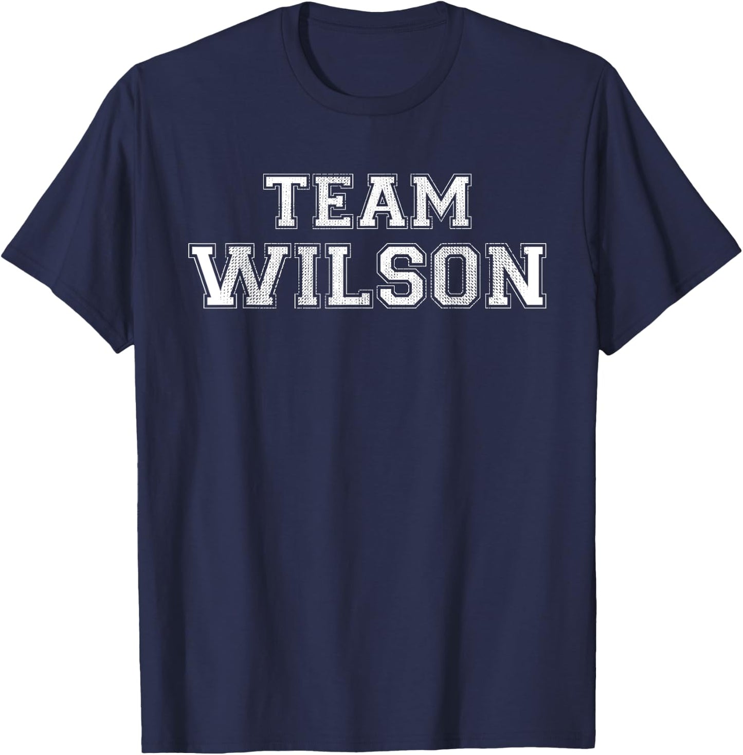 Funny Family Sports Team Wilson Last Name Wilson T-Shirt - T-Shirt | Navy