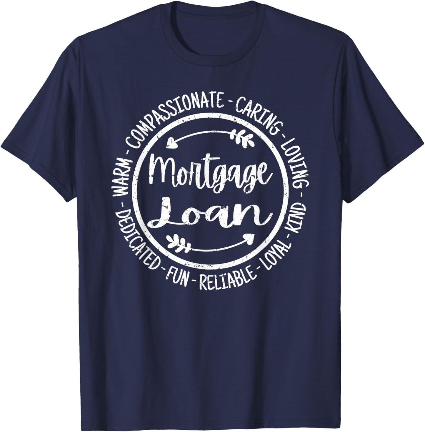 Mortgage Loan Life Appreciation Vintage T-Shirt - T-Shirt | Navy