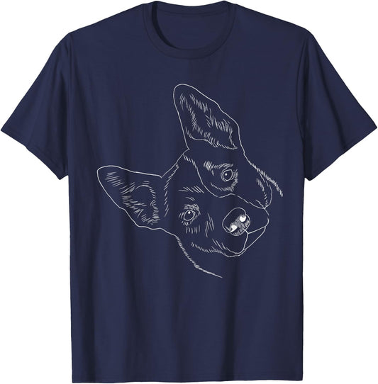 Funny Australian Cattle Dog T-Shirt - T-Shirt | Navy