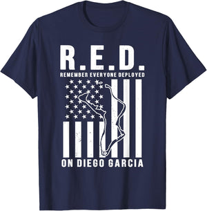 Deployed to Diego Garcia- RED Fridays T-Shirt - T-Shirt | Navy