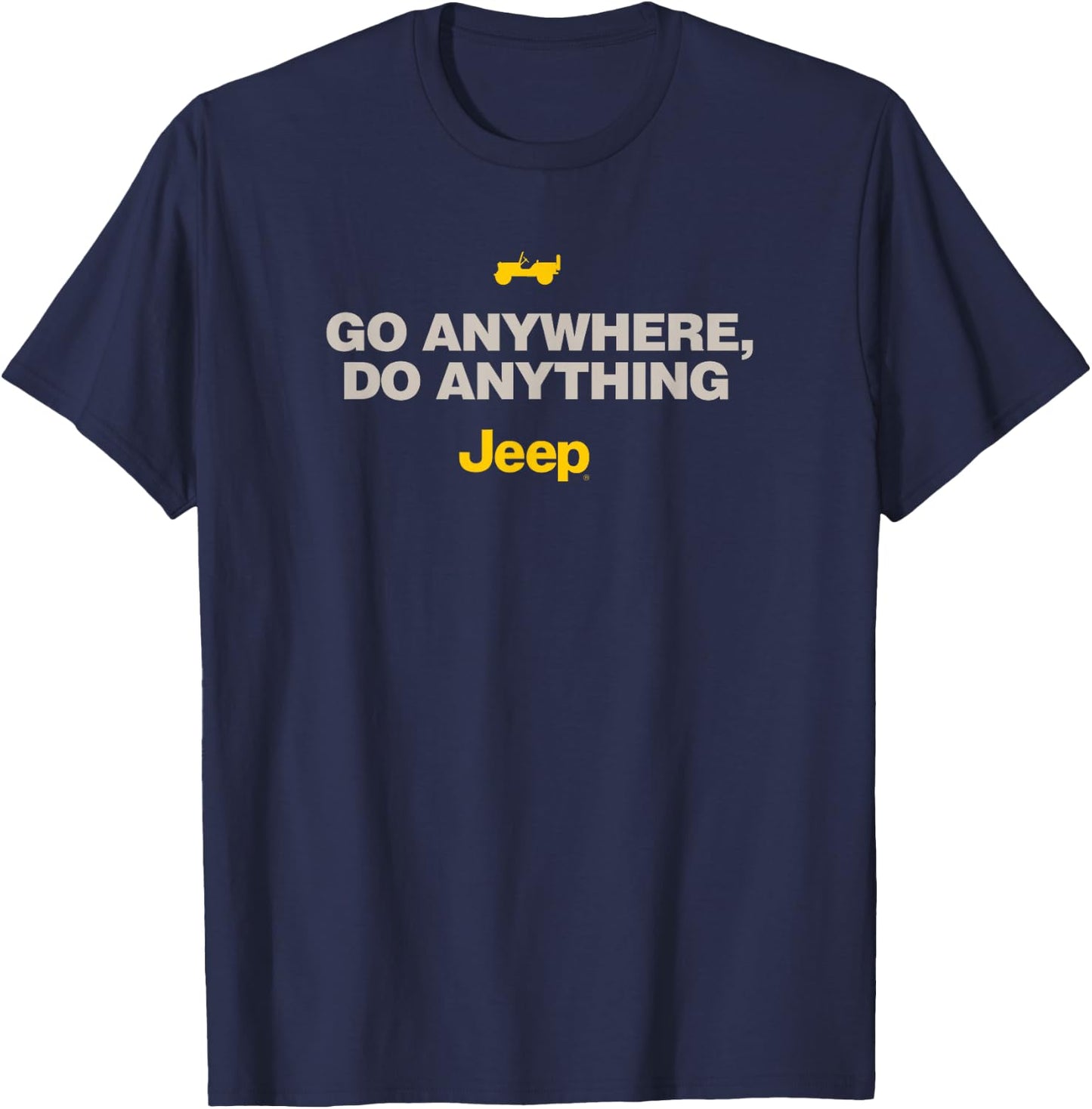 Jeep Go Anywhere, Do Anything Small T-Shirt - T-Shirt | Navy