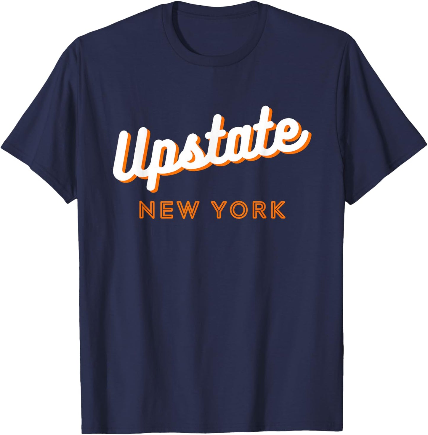 Upstate NY Love, I Love Upstate New York, NY State Hometown T-Shirt - T-Shirt | Navy