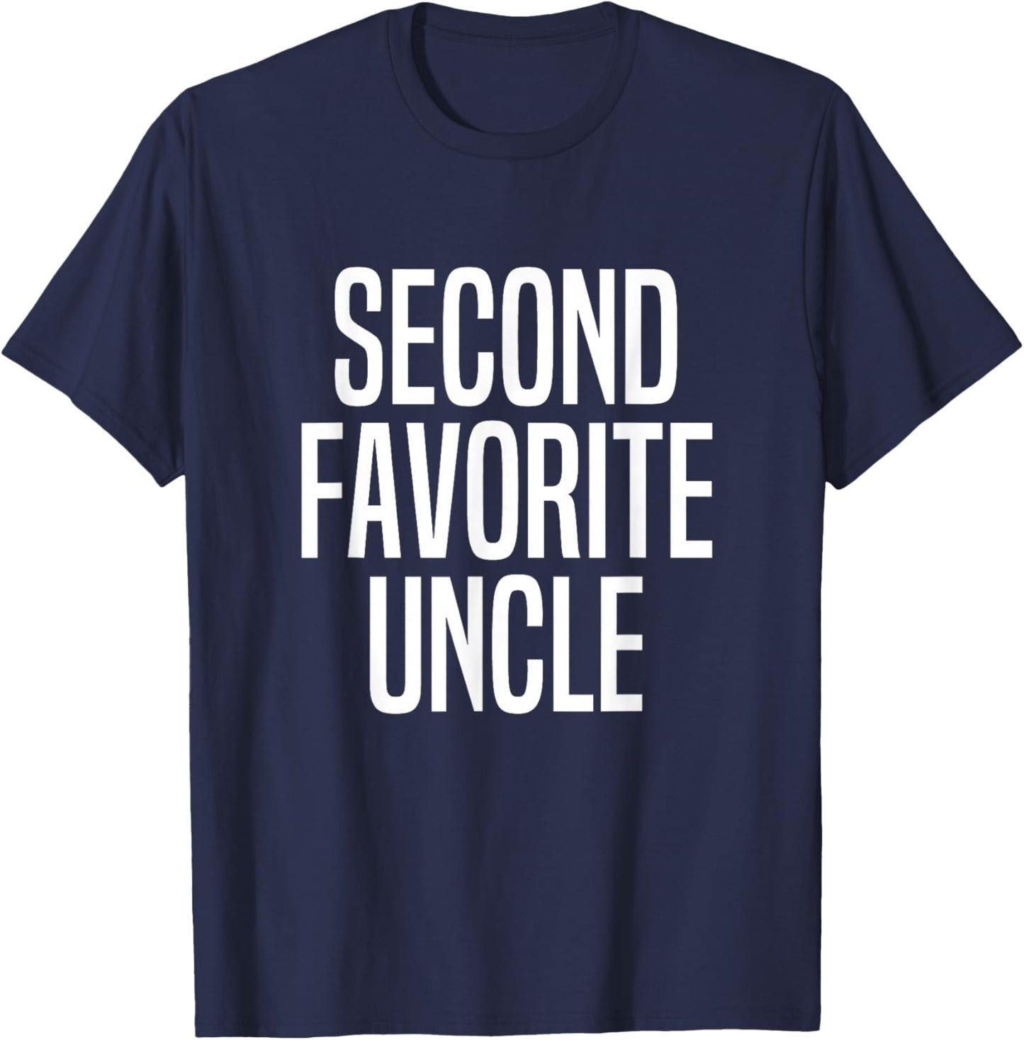 Second Favorite Uncle T-Shirt - T-Shirt | Navy