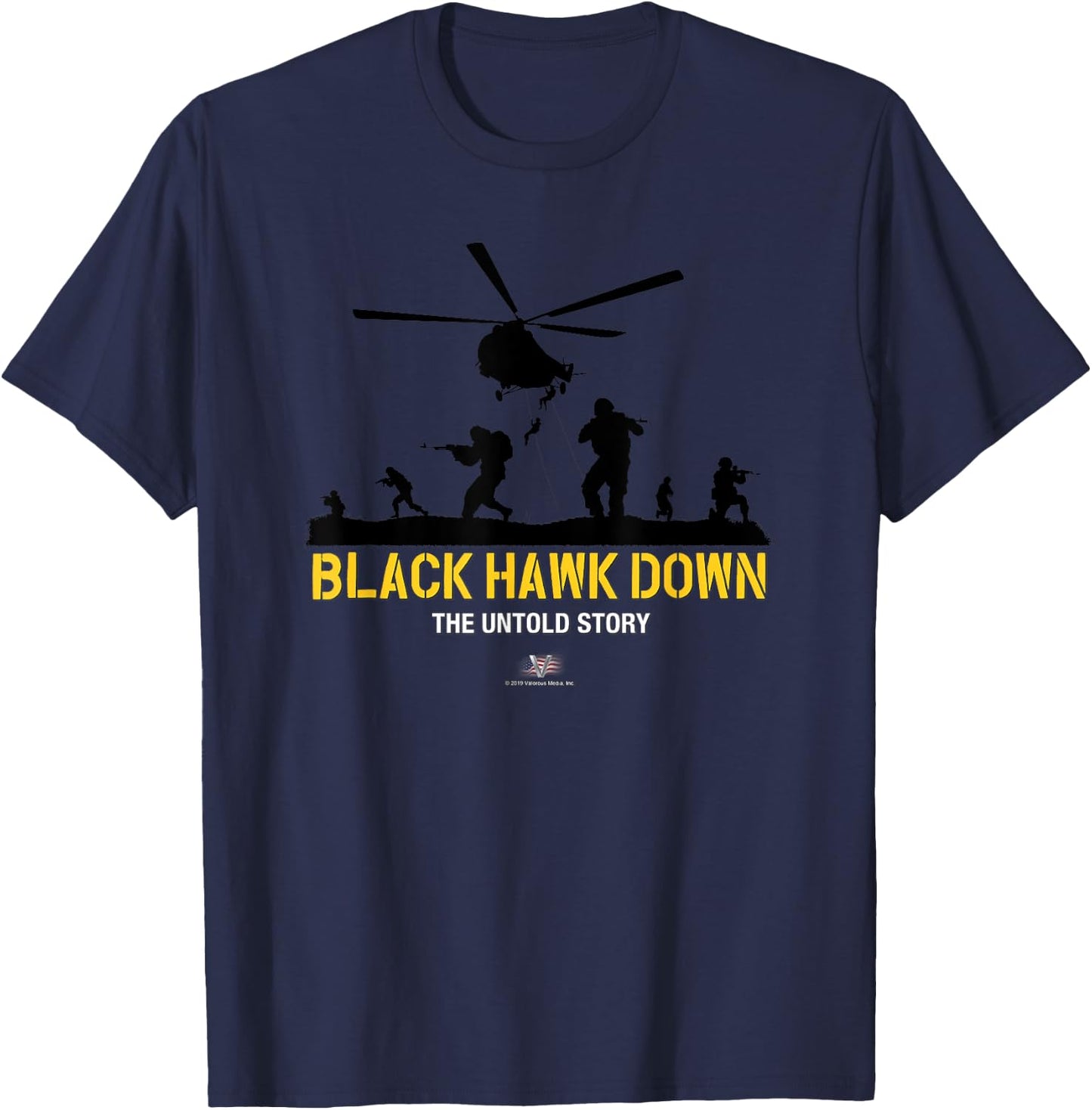 VTV- Black Hawk Down Soldiers Logo T-Shirt - T-Shirt | Navy