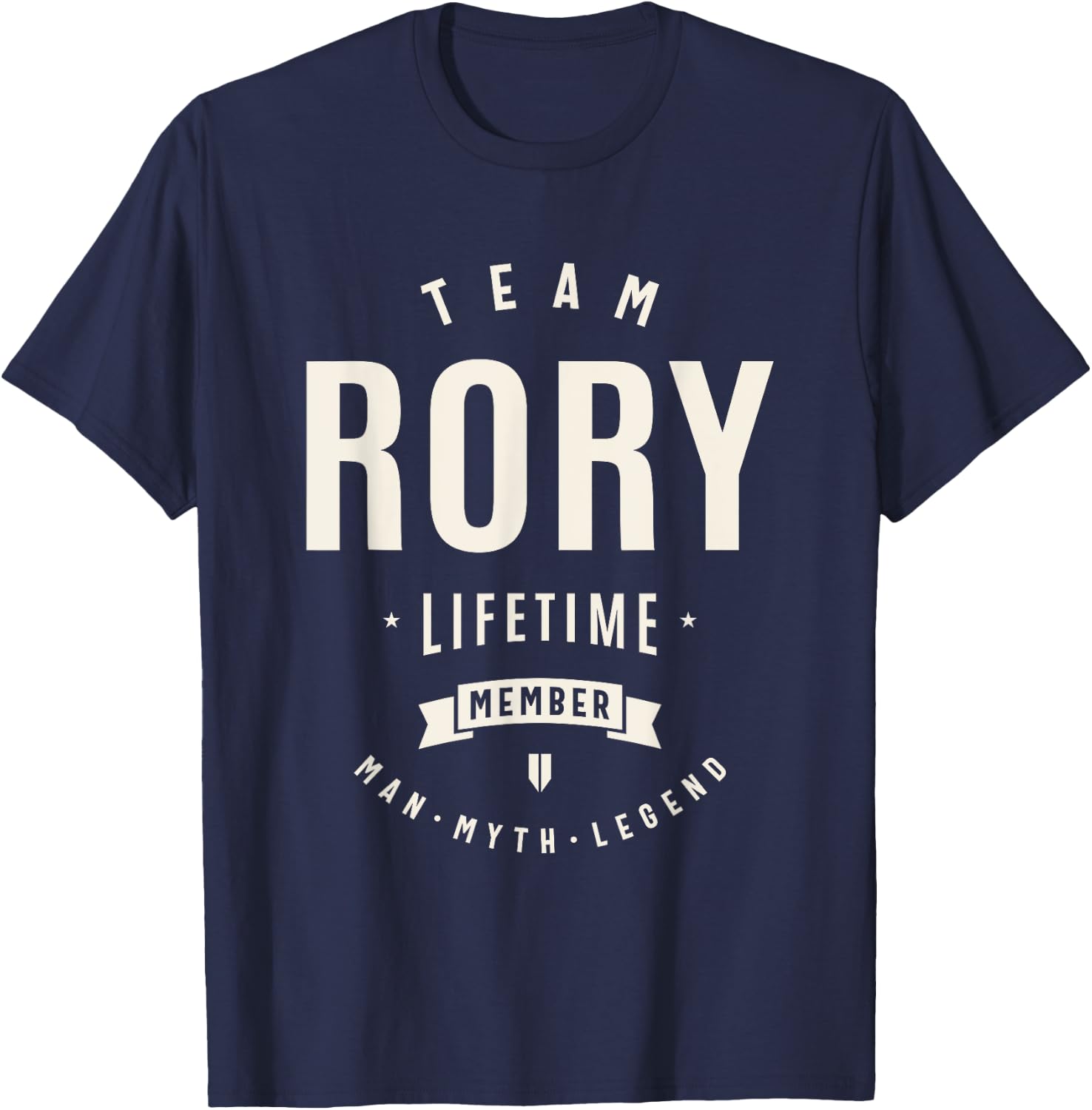 Team Rory Lifetime Member Funny Name Rory T-Shirt - T-Shirt | Navy