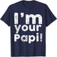 Im Your Papi Vintage Wrestling Boys Kids T-Shirt - T-Shirt | Navy