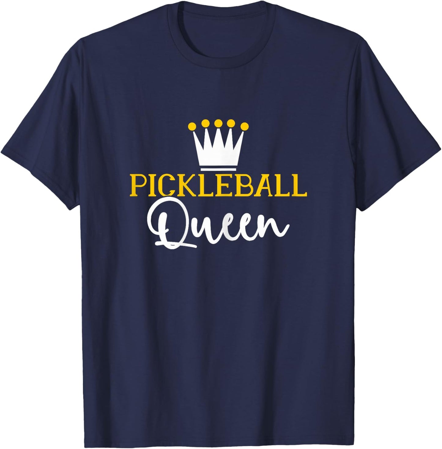 Pickleball Queen T-Shirt - T-Shirt | Navy