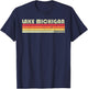 LAKE MICHIGAN ILLINOIS Funny Fishing Camping Summer Gift T-Shirt - T-Shirt | Navy