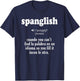Spanglish Mexican Puerto Rican Venezuelan Spanish Teacher Women T-Shirt - T-Shirt | Navy