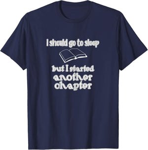 Funny Book Lover , Pajama Shirt, Bookworm Nightshirt T-Shirt - T-Shirt | Navy
