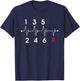 6 Speeds Gear Shift Manual Transmission Funny Car Race Gift T-Shirt - T-Shirt | Navy
