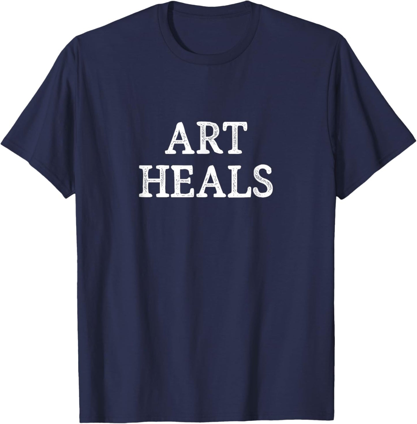Art Heals - Vintage Style T-Shirt - T-Shirt | Navy