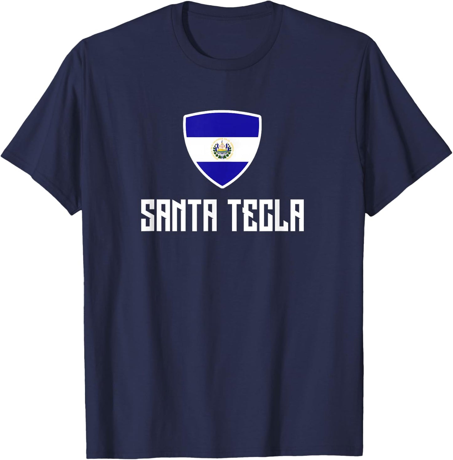 Santa Tecla El Salvador Flag Roots Heritage El Salvador T-Shirt - T-Shirt | Navy