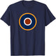 RAF Royal Air Force Roundels 1942 C1 T-Shirt - T-Shirt | Navy