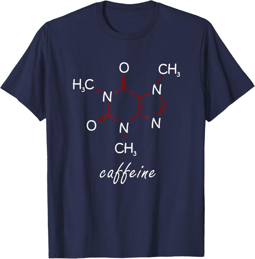 Caffeine Molecule T Shirt Coffee Lovers Gifts Women