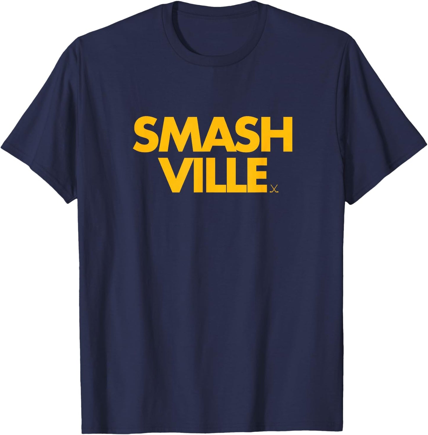 Smashville Gold Nashville Tennessee T-Shirt - T-Shirt | Navy