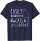 Cat Lover, Cat Owner, Cat Mom, Cat T-Shirt - T-Shirt | Navy