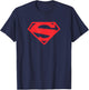 Superman 52 Red Block T Shirt T-Shirt - T-Shirt | Navy