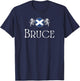Bruce Clan Scottish Family Name Scotland Heraldry T-Shirt - T-Shirt | Navy
