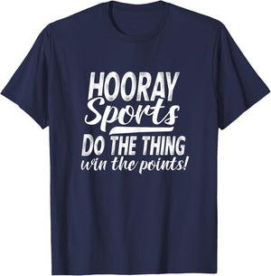 Hooray Sports Do The Thing Win The Points T-Shirt - T-Shirt | Navy