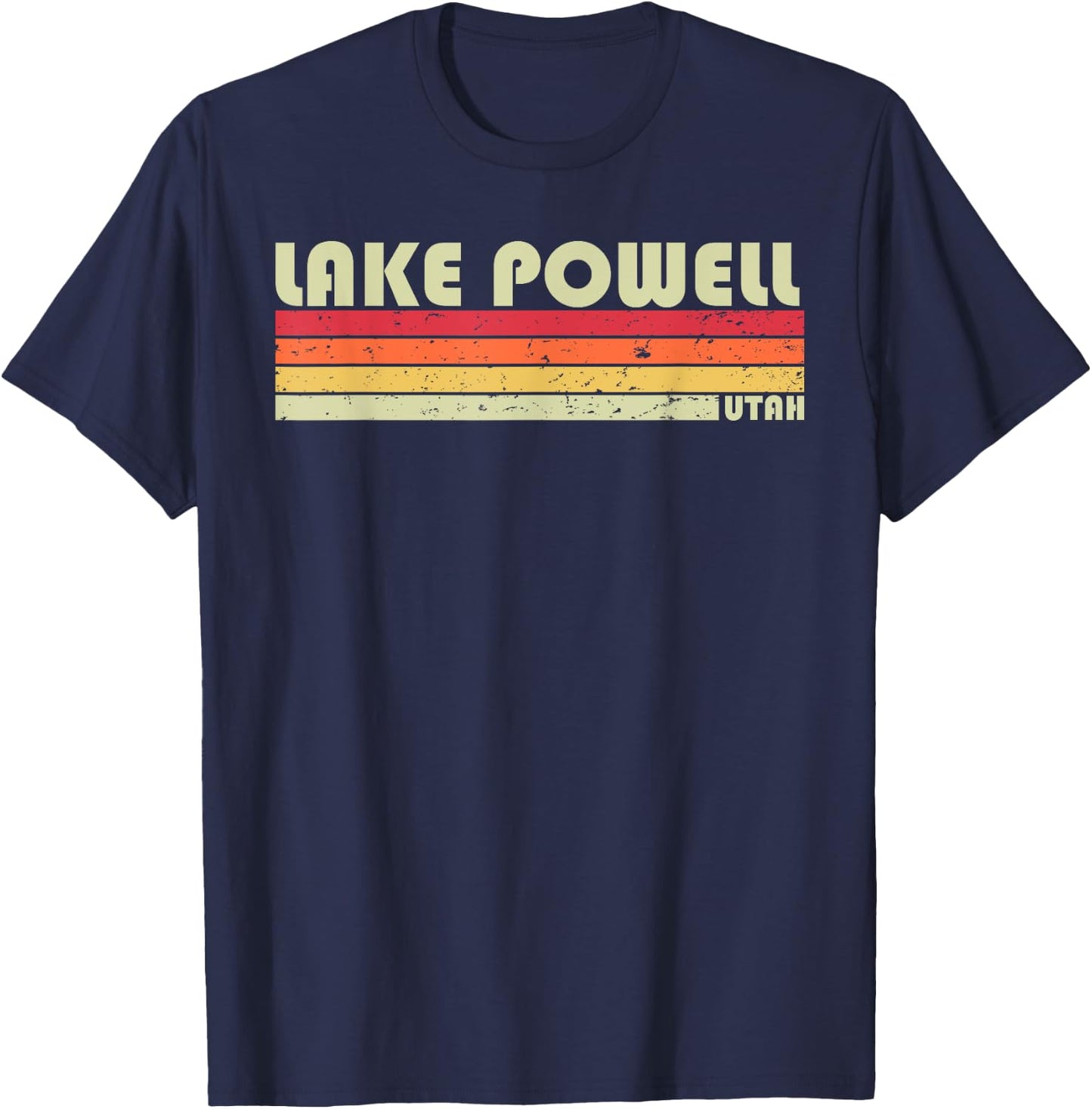 LAKE POWELL UTAH Funny Fishing Camping Summer Gift T-Shirt - T-Shirt | Navy