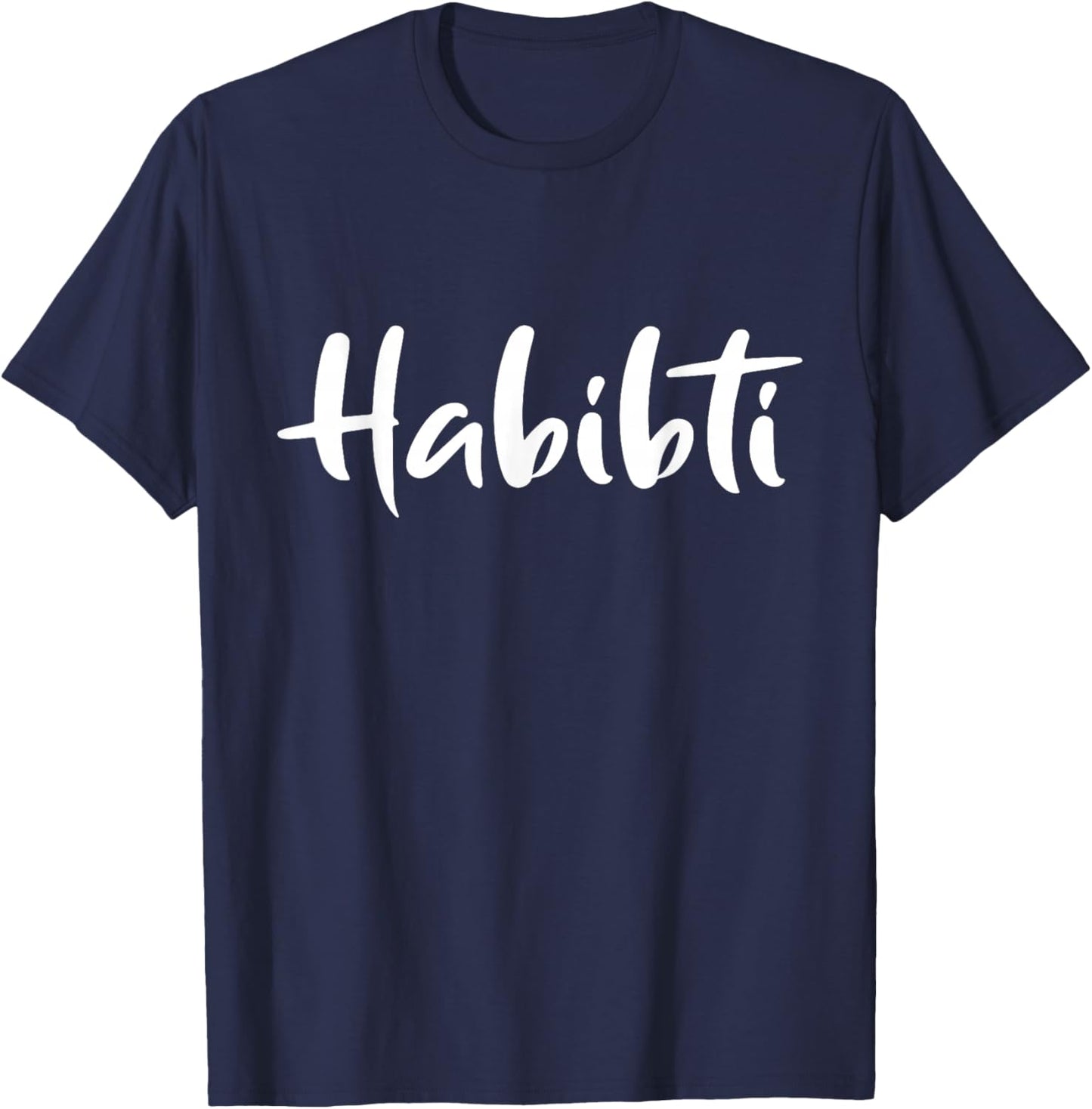 Habibti Darling Arabic T-Shirt - T-Shirt | Navy