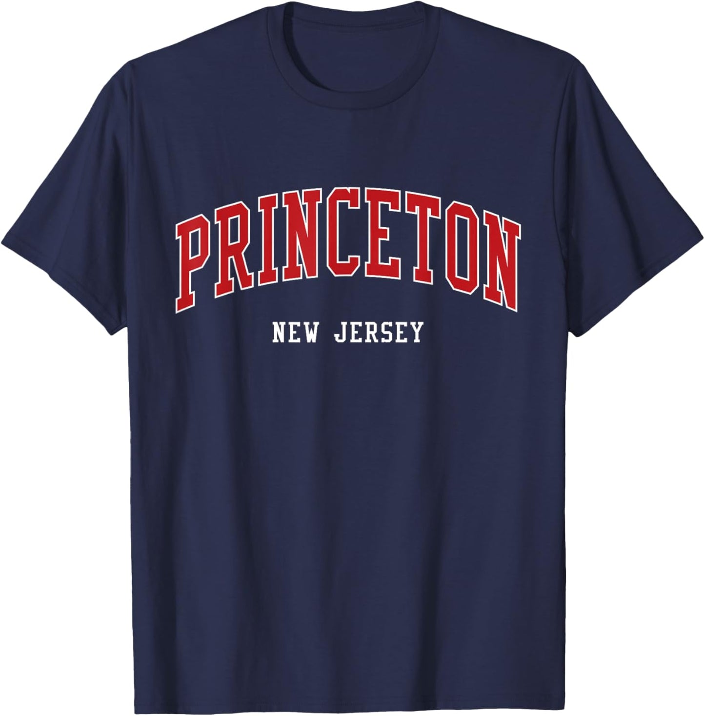 Princeton College Style New Jersey College T-Shirt - T-Shirt | Navy
