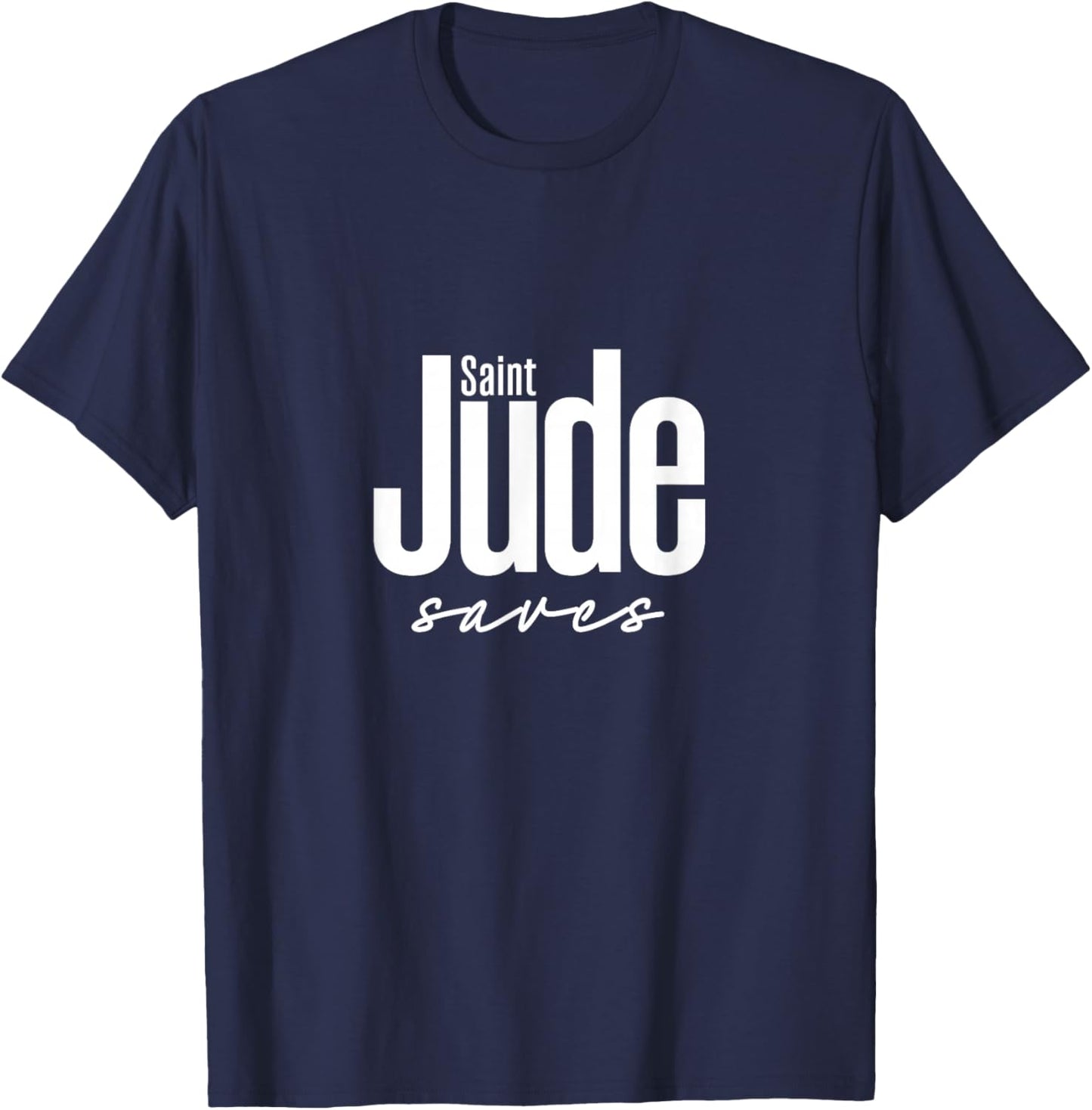 Saint Jude Thaddeus Patron of Lost Causes T-Shirt - T-Shirt | Navy