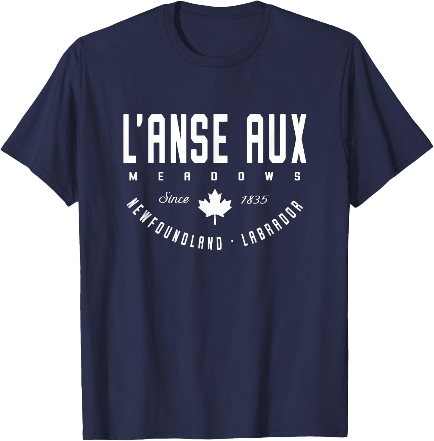 CA L'Anse aux Meadows Newfoundland & Labrador T-Shirt - T-Shirt | Navy