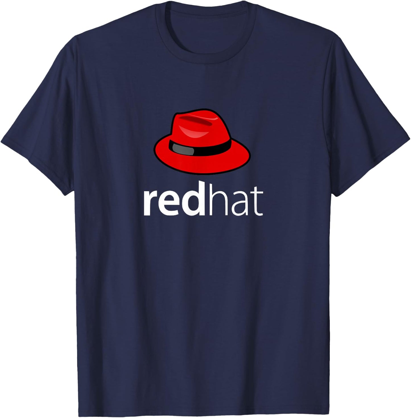 Linux redhat lover Penguin Tux Open Source Os T-Shirt - T-Shirt | Navy