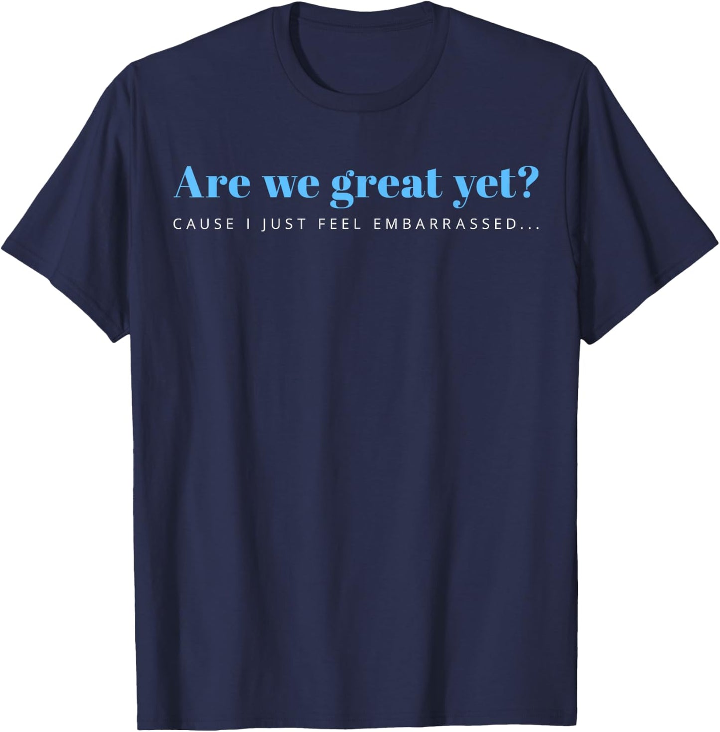 This Is Not Normal Anti-Trump Designs -Adults Black Cotton 100% Small Crew Collar Short Sleeve Political T-Shirt - T-Shirt | Navy