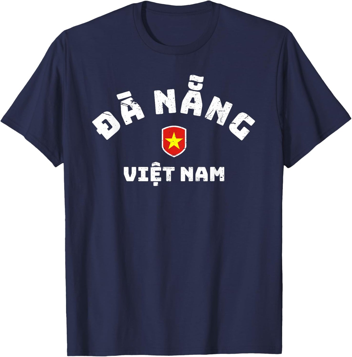 Da Nang Vietnam - Vietnamese Flag Da Nang T-Shirt - T-Shirt | Navy