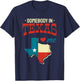 Somebody In Texas Loves Me Flag Map Gift USA US Vintage T-Shirt - T-Shirt | Navy