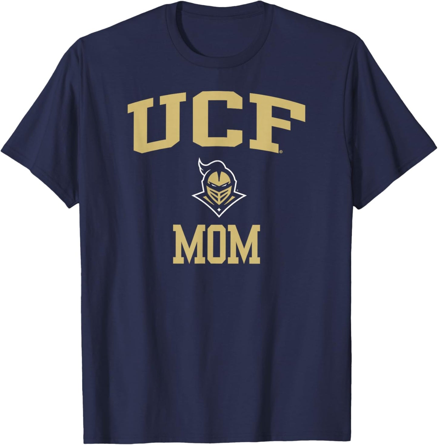 Central Florida Golden Knights Mom Icon Black T-Shirt - T-Shirt | Navy