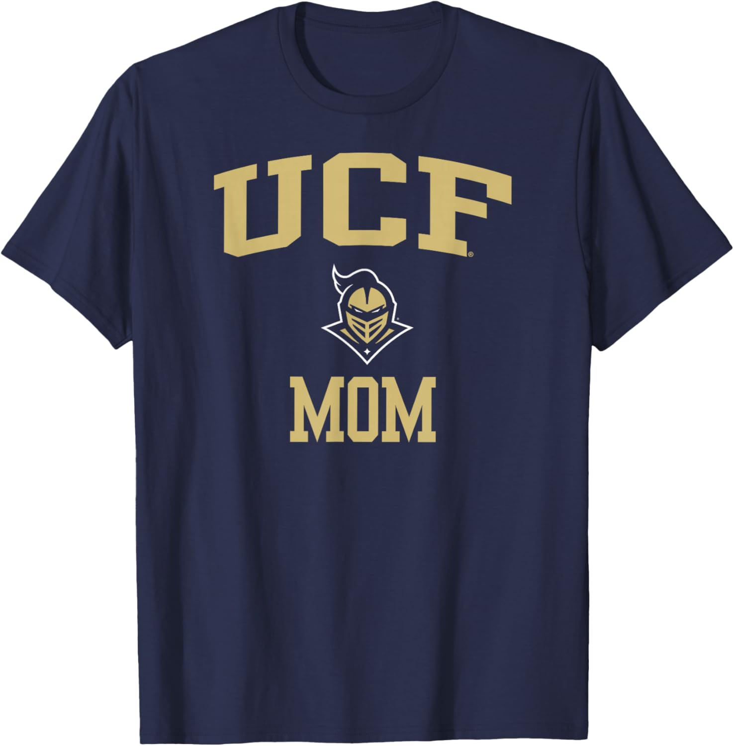 Central Florida Golden Knights Mom Icon Black T-Shirt - T-Shirt | Navy