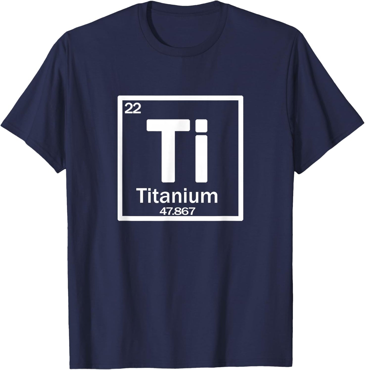 Ti - titanium chemical element T-Shirt - T-Shirt | Navy