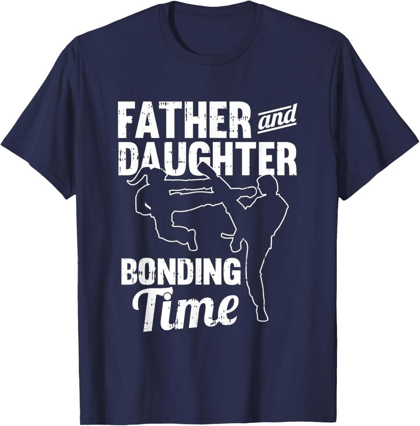 Taekwondo Daughter Martial Arts - Fighter Taekwondo Dad T-Shirt - T-Shirt | Navy