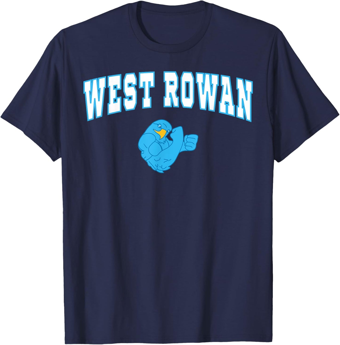West Rowan High School Warriors C2 T-Shirt - T-Shirt | Navy
