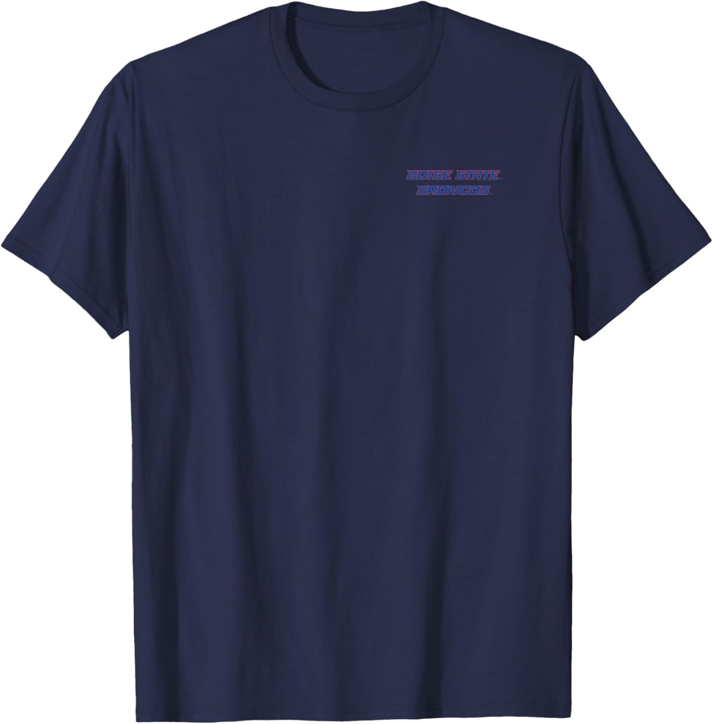 Boise State Broncos Icon Front/Back Officially Licensed T-Shirt - T-Shirt | Navy