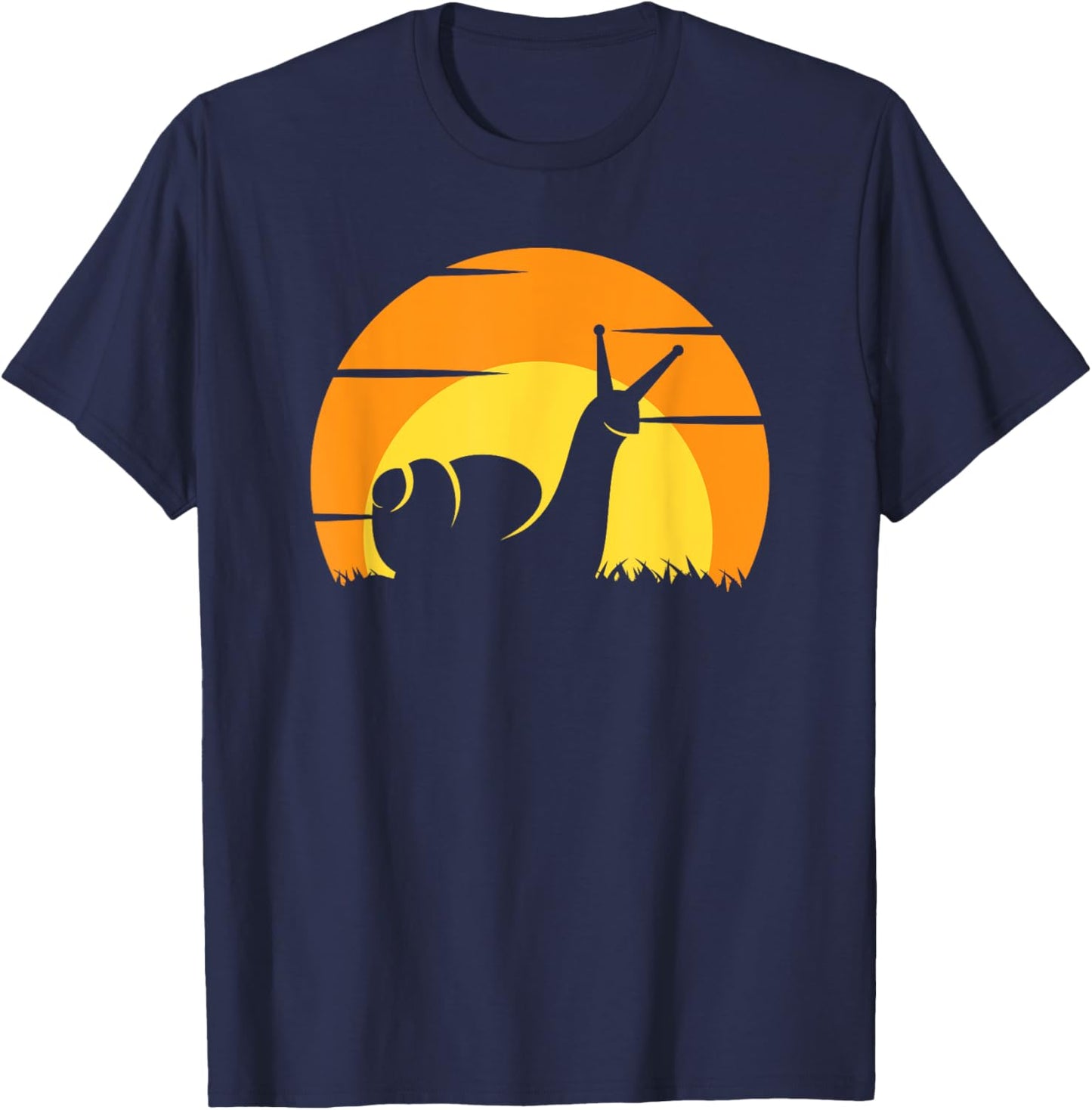 Retro Schnecke T-Shirt - T-Shirt | Navy