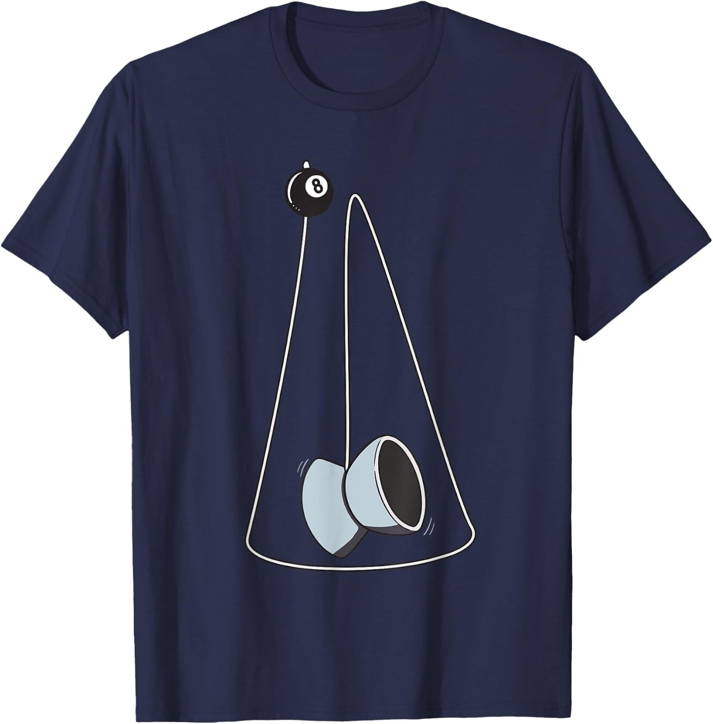 Yoyo Cradle Hands-Free Yo-Yo T-Shirt - T-Shirt | Navy