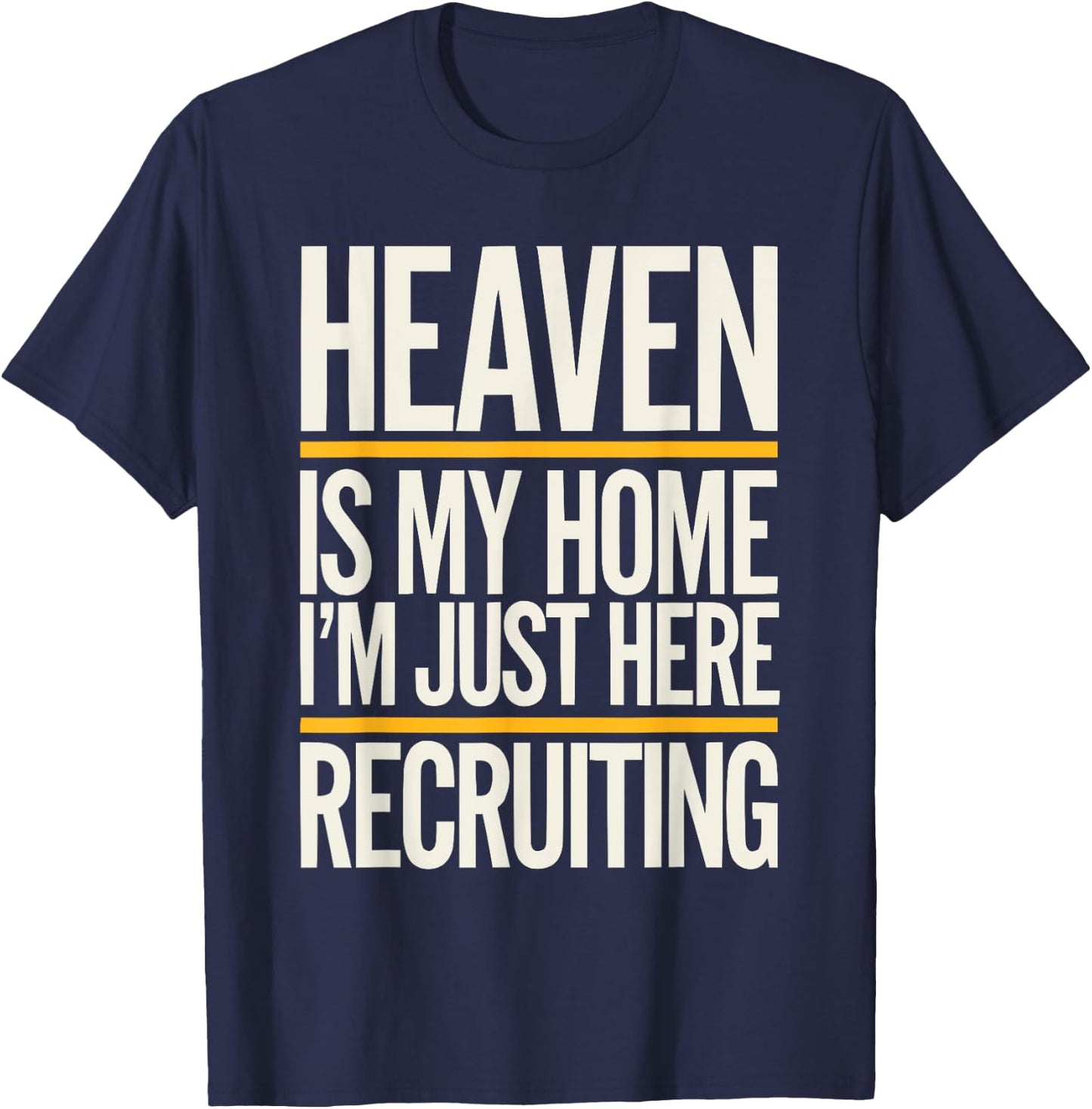 Funny Jesus Christ Religious Christian Believer Christianity T-Shirt - T-Shirt | Navy