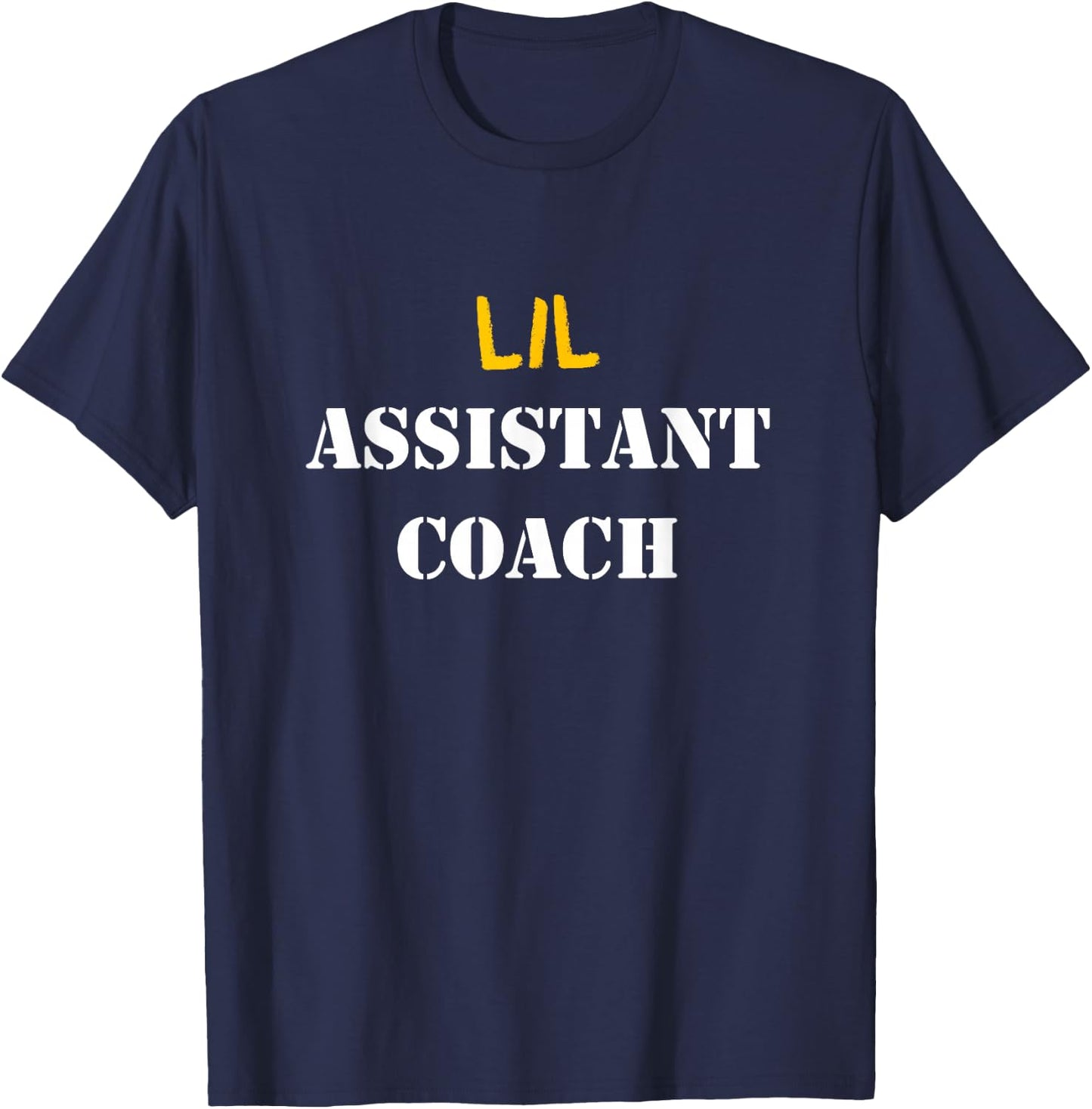Kids Lil Assistant Coach - Kid Helper Team Sports T-Shirt - T-Shirt | Navy