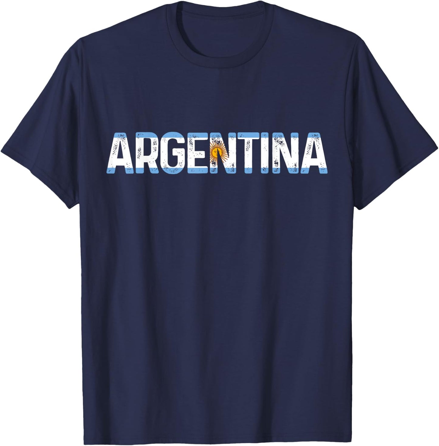 Argentina Argentina Flag T-Shirt - T-Shirt | Navy